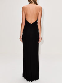 Lita Gown,NILI LOTAN,BLACK,Image 4