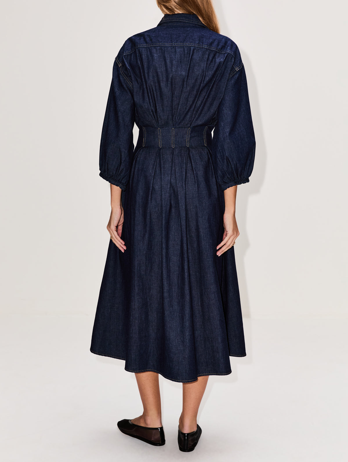 Mason Dress,TWP,INDIGO RESIN,Image 4
