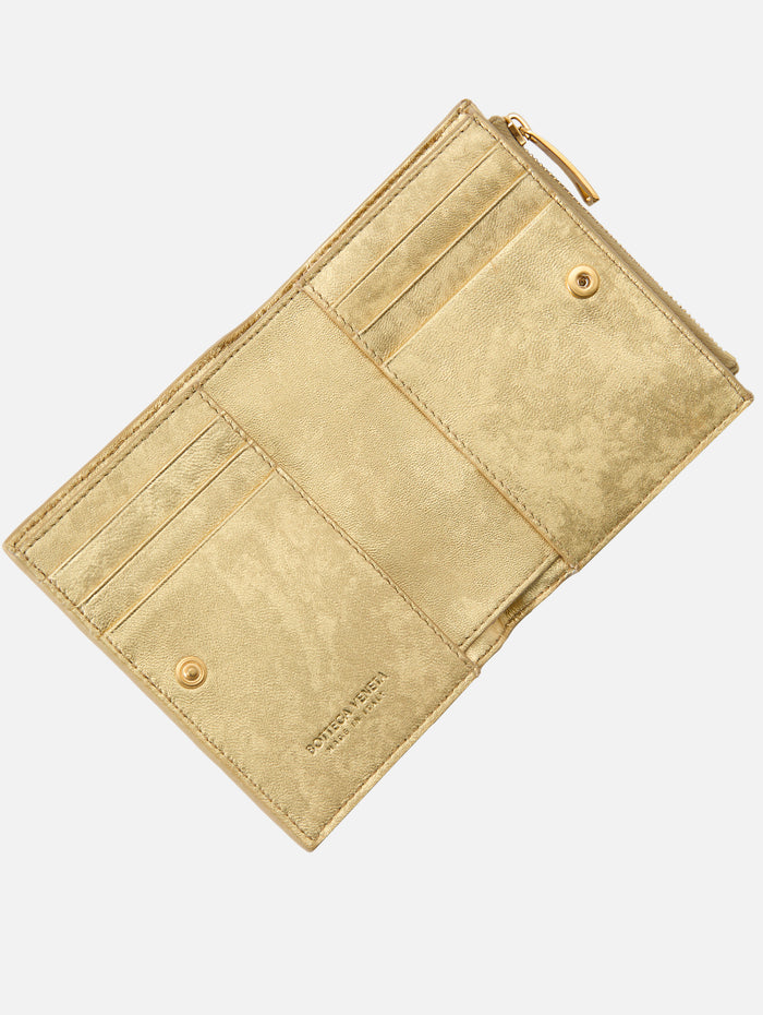 Small Bifold Wallet,BOTTEGA VENETA,GOLD,Image 1