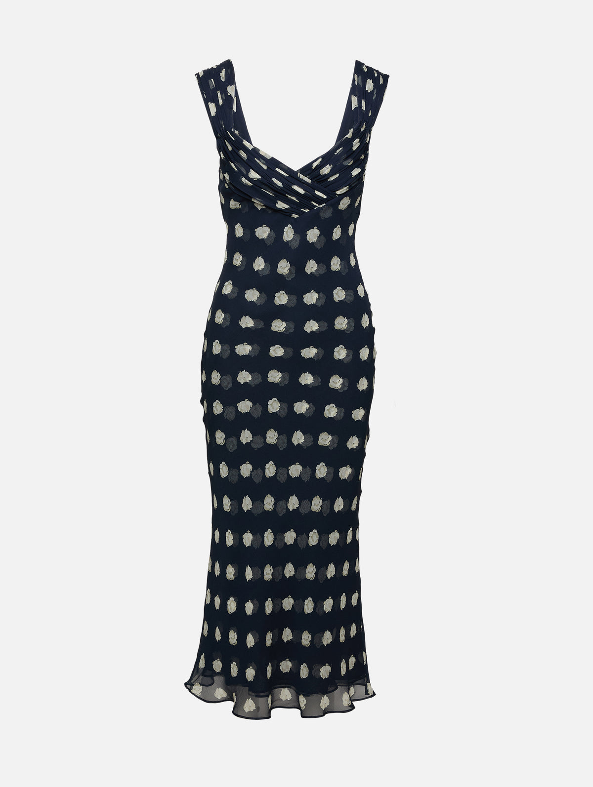 Cult Gaia - Eliseo Dress - Small Dot Deep Lake Cult Gaia - Eliseo Dress - Small Dot Deep Lake