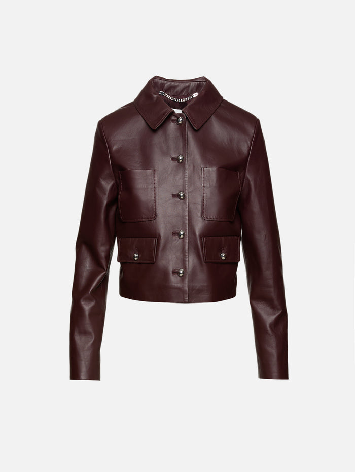 Astley Jacket,ALTUZARRA,MAROON,Image 1