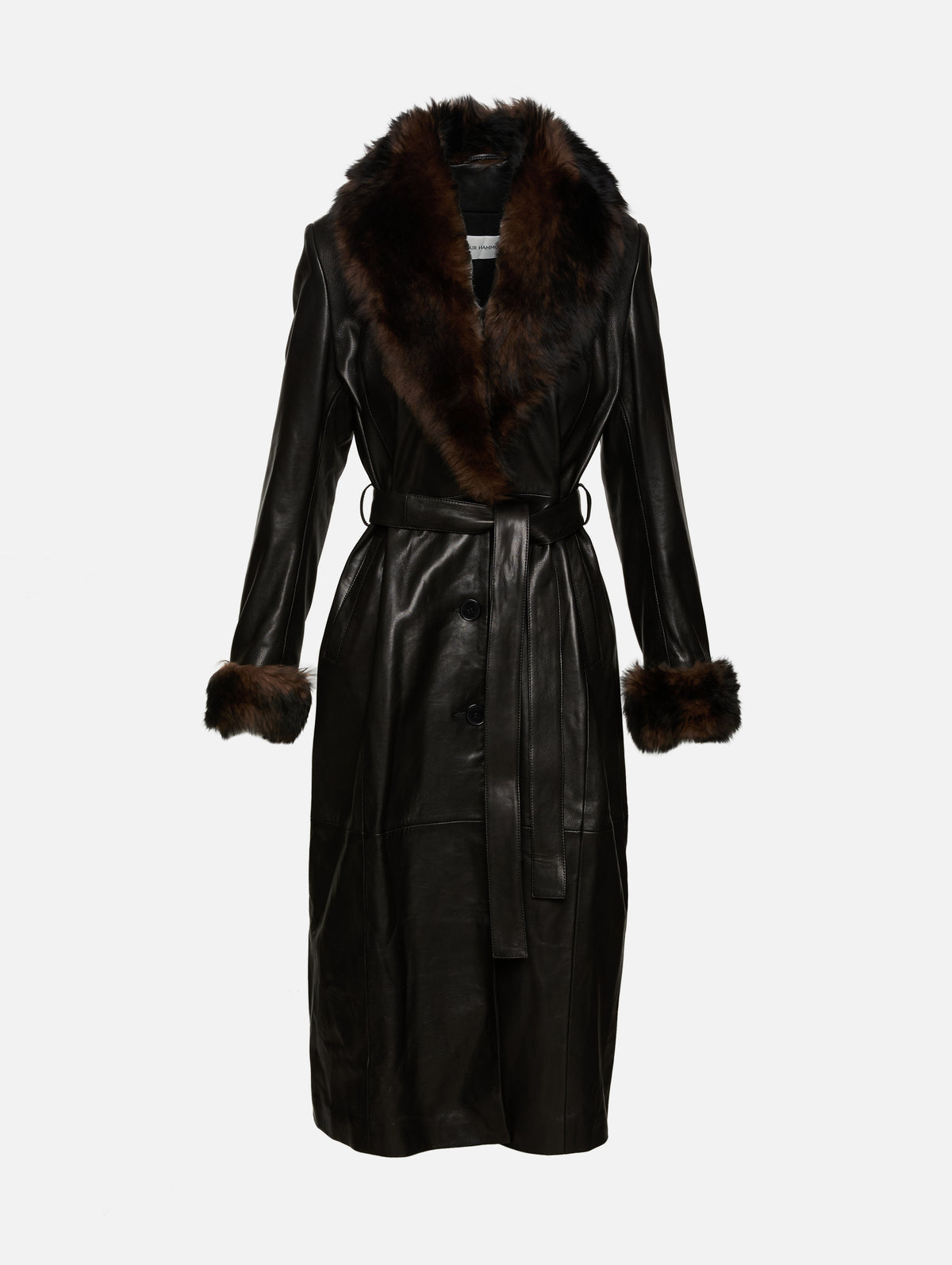 Baez Coat,NOUR HAMMOUR,NOIR CLASSIQUE,Image 1