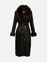 Baez Coat,NOUR HAMMOUR,NOIR CLASSIQUE,Image 1