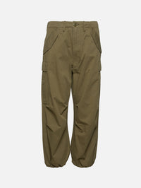 Cropped Cargo Pant,DENIMIST,OLIVE,Image 1