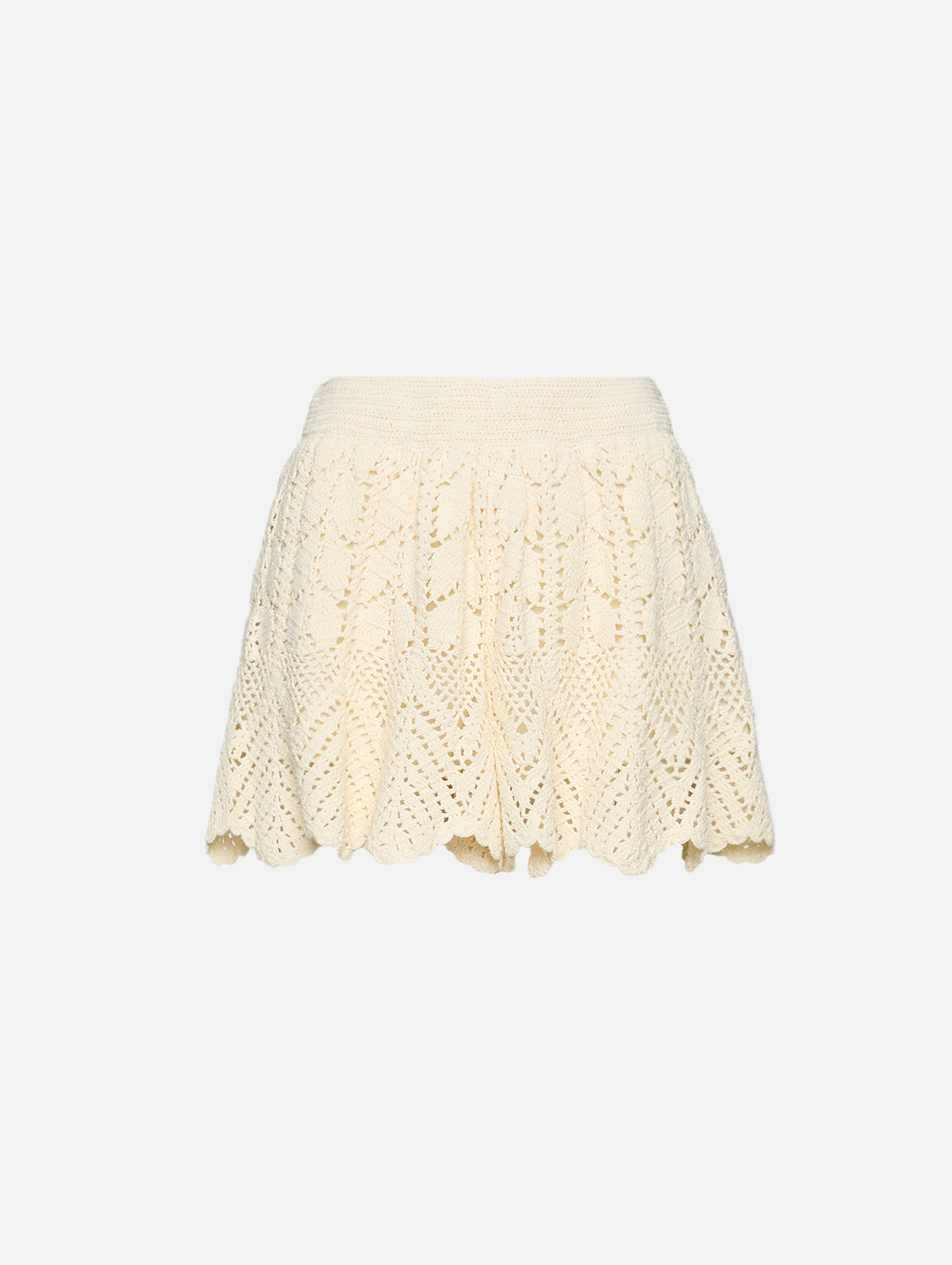 Awaken Lace Crochet Short,ZIMMERMANN,CREAM,Image 1