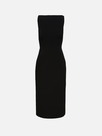 Doppio Boatneck Dress,ANOTHER TOMORROW,BLACK,Image 1