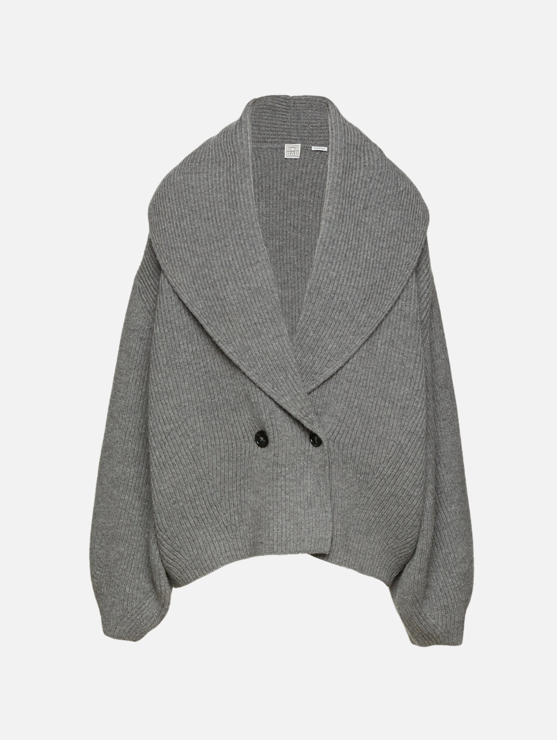 Shawl Lapel Cardigan | TOTÉME | elysewalker