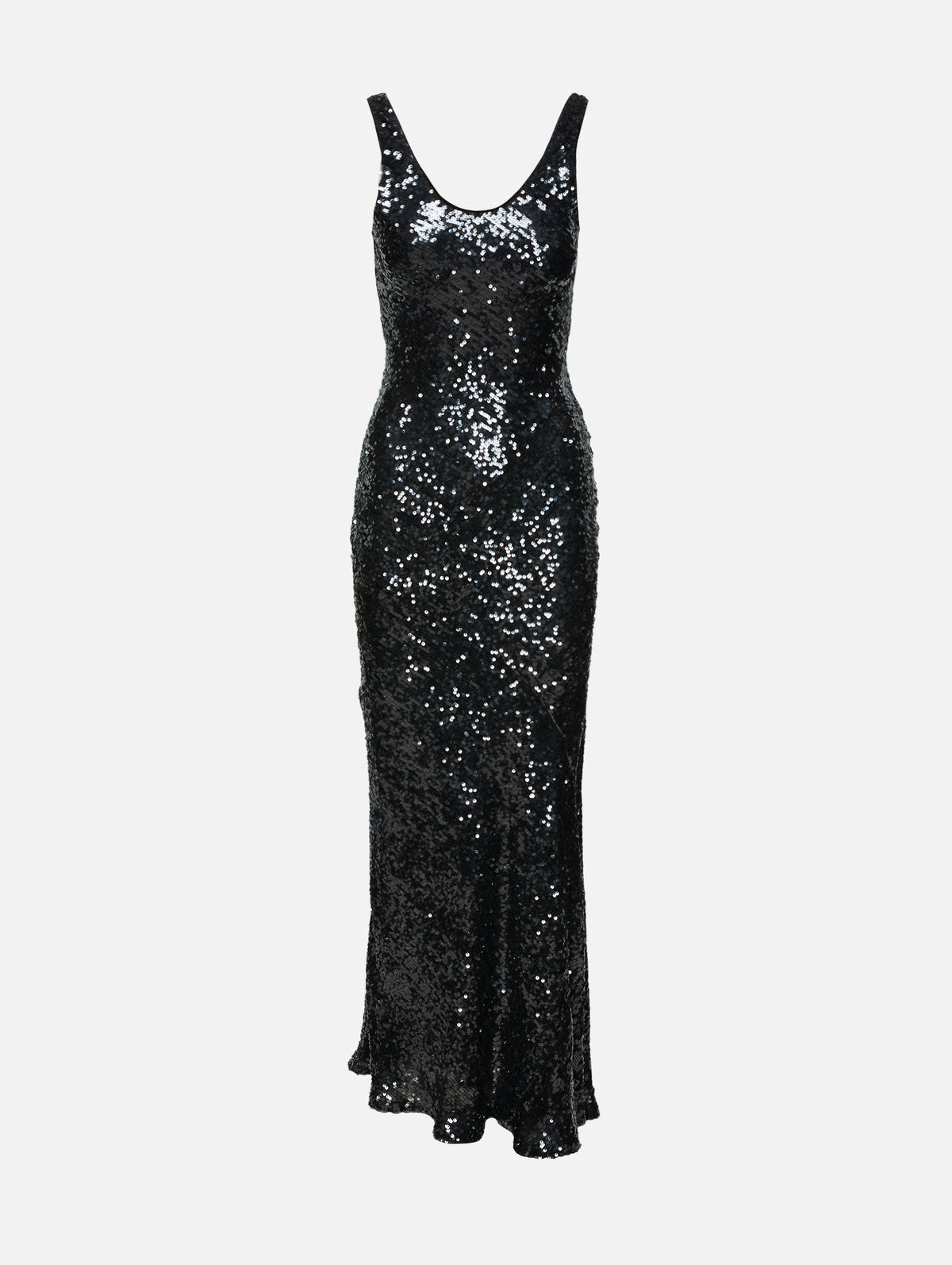 Moonlight Valletta Dress,GALVAN,BLACK SEQUIN,Image 2