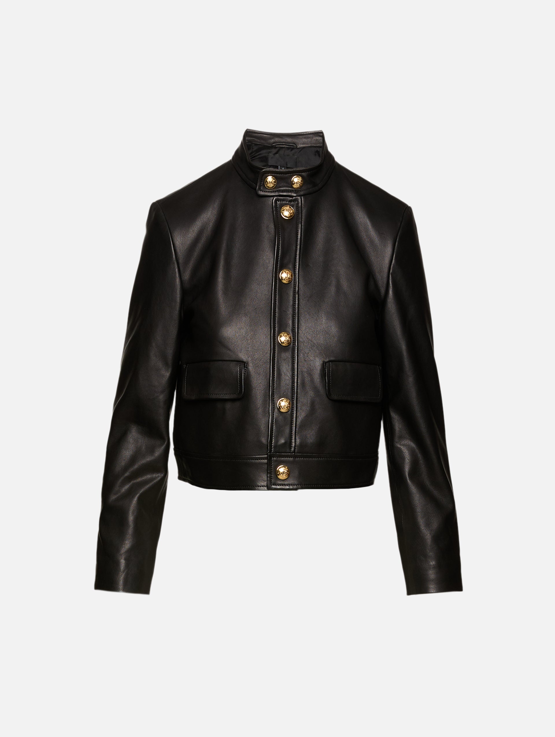 Hadley Leather Cropped Jacket | NILI LOTAN | elysewalker
