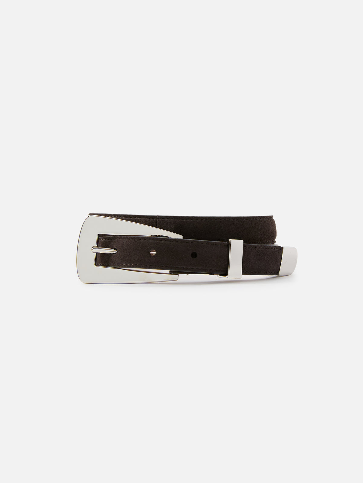 Luca Belt,KHAITE,DARK BROWN,Image 1