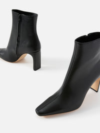 Wally Ankle High Heel Boot,STAUD,BLACK,Image 2