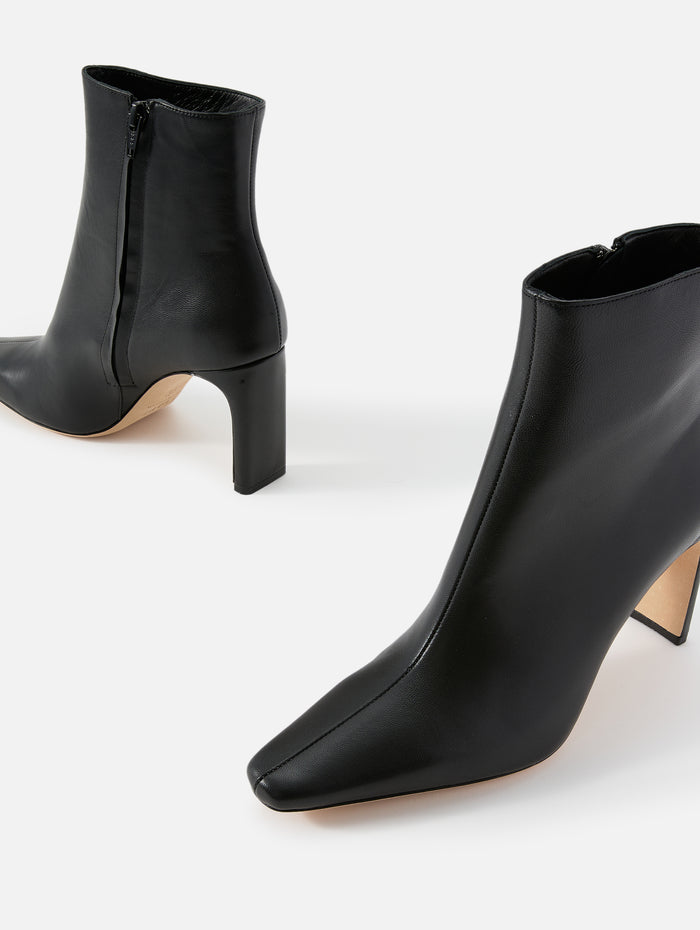 Wally Ankle High Heel Boot,STAUD,BLACK,Image 1