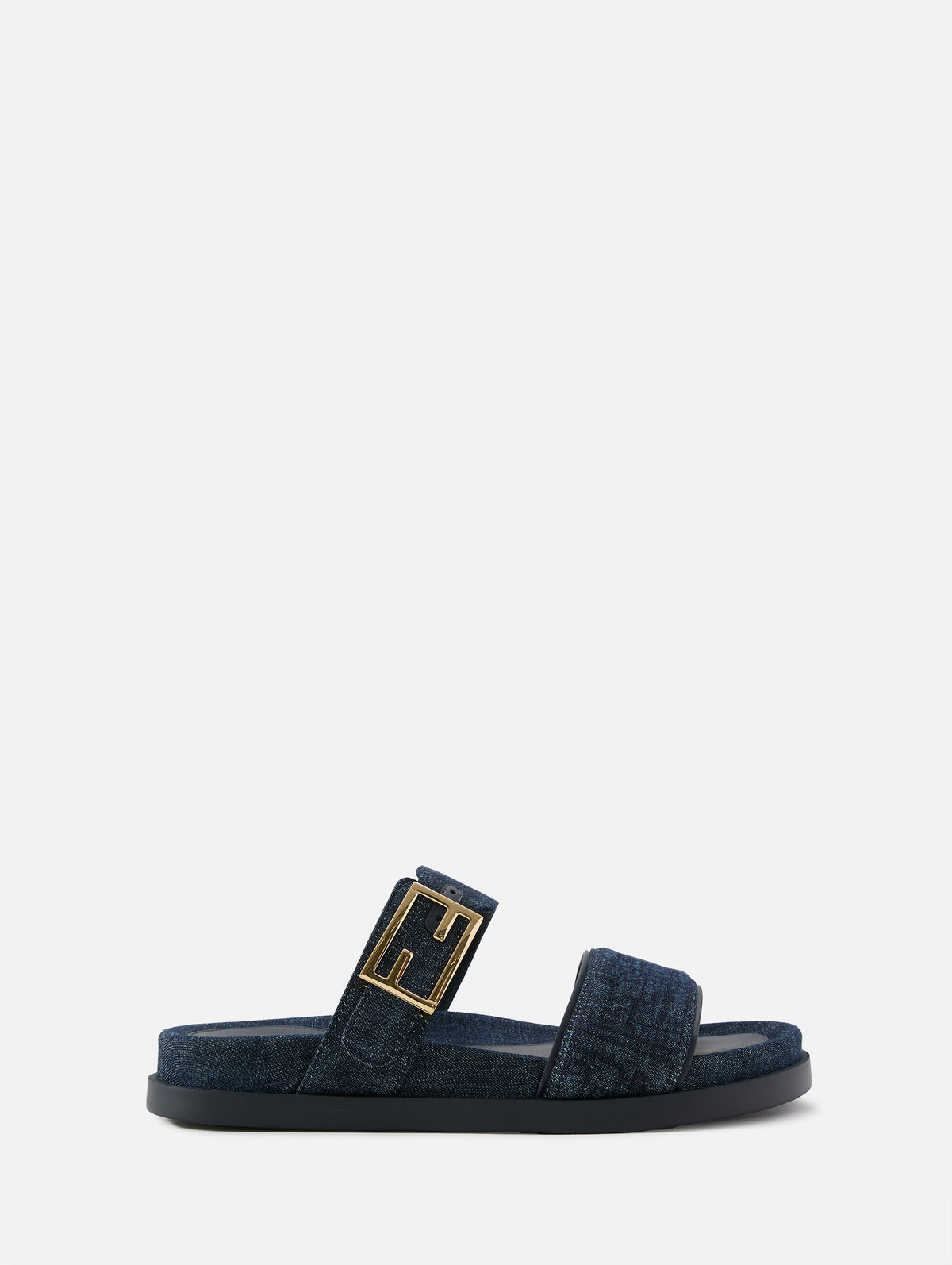 Fendi Buckle Sandal,FENDI,BLUE,Image 1