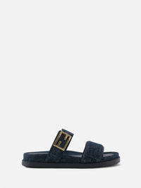 Fendi Buckle Sandal,FENDI,BLUE,Image 1