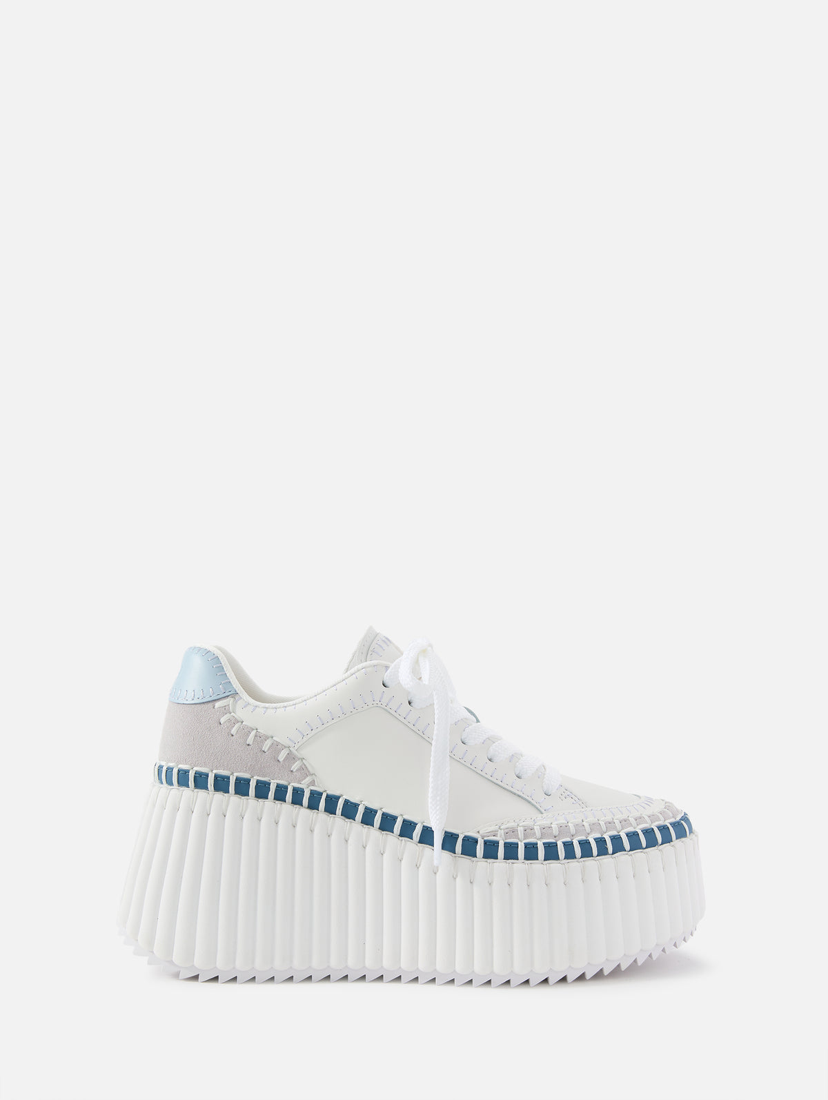 Nama Platform Sneaker,CHLOÉ,DENIM BLUE,Image 1