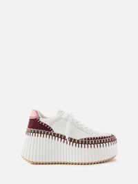 Nama Platform Sneaker,CHLOÉ,BURGUNDY/PINK,Image 1