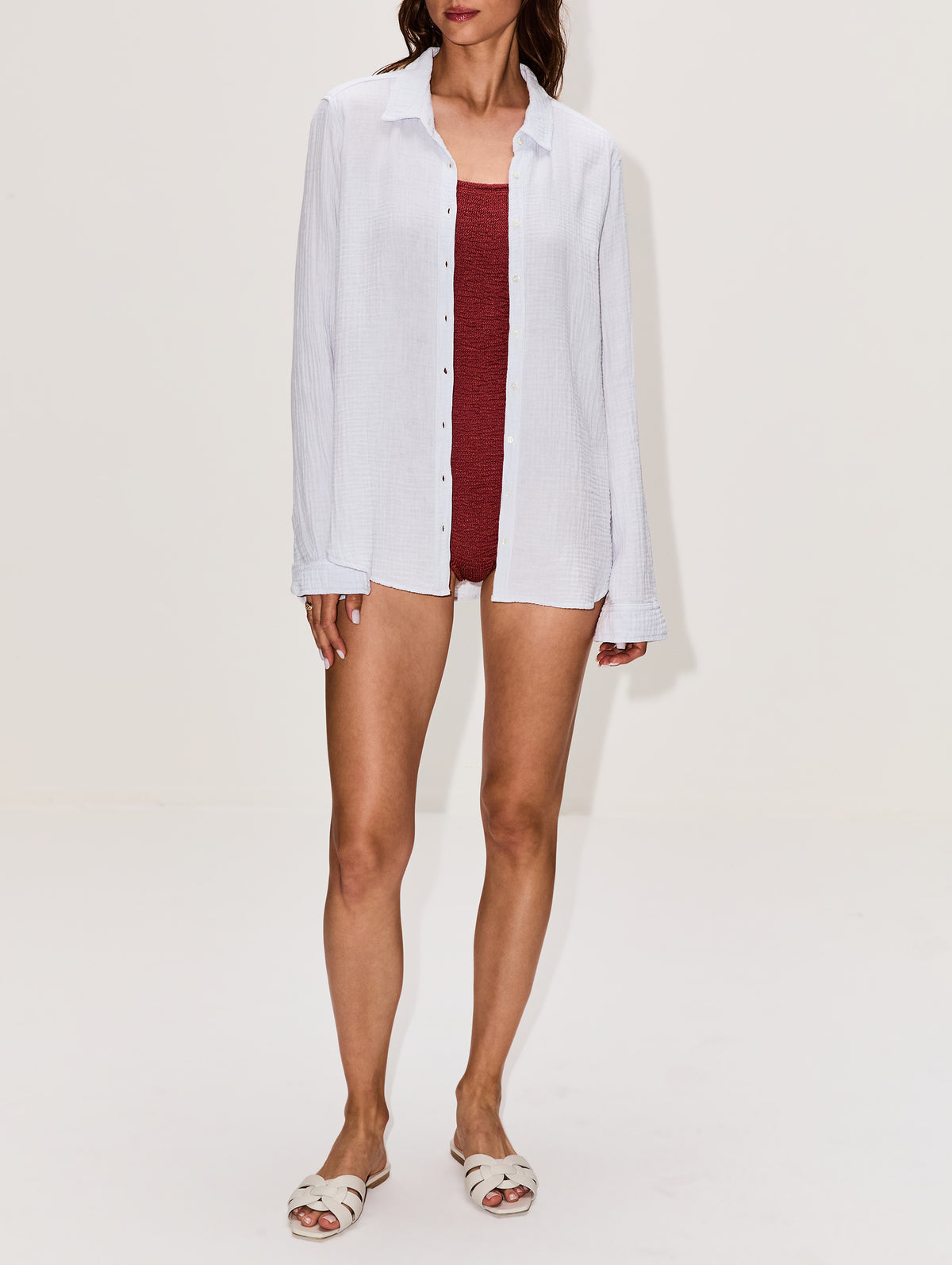 Bette Swimsuit,HUNZA G,METALLIC ROSEWOOD,Image 4