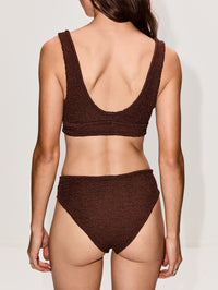 Angel Bikini,HUNZA G,METALLIC CHOCOLATE,Image 3