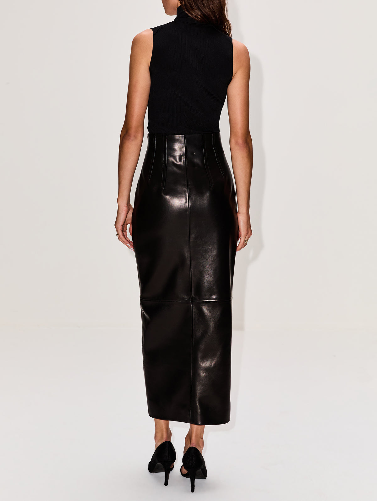 Gres Skirt,KHAITE,BLACK,Image 4