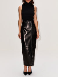 Gres Skirt,KHAITE,BLACK,Image 2