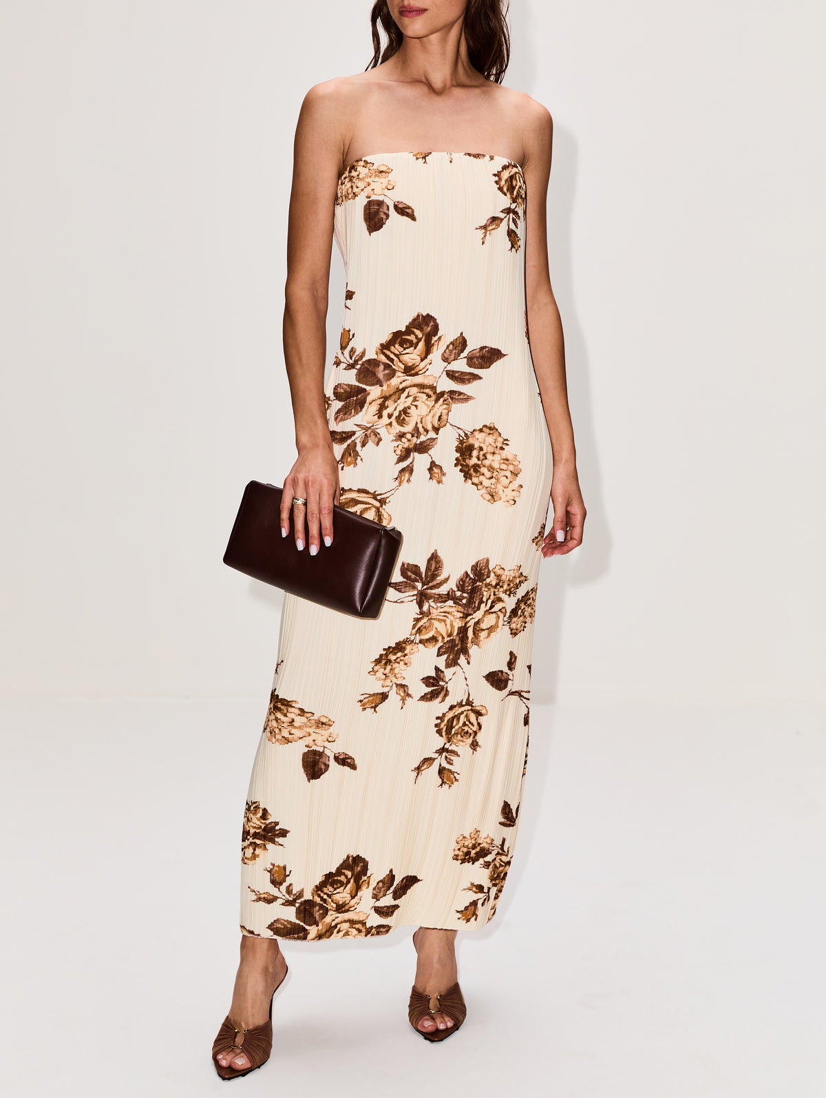 Floral Dress,MAGDA BUTRYM,CREAM,Image 2