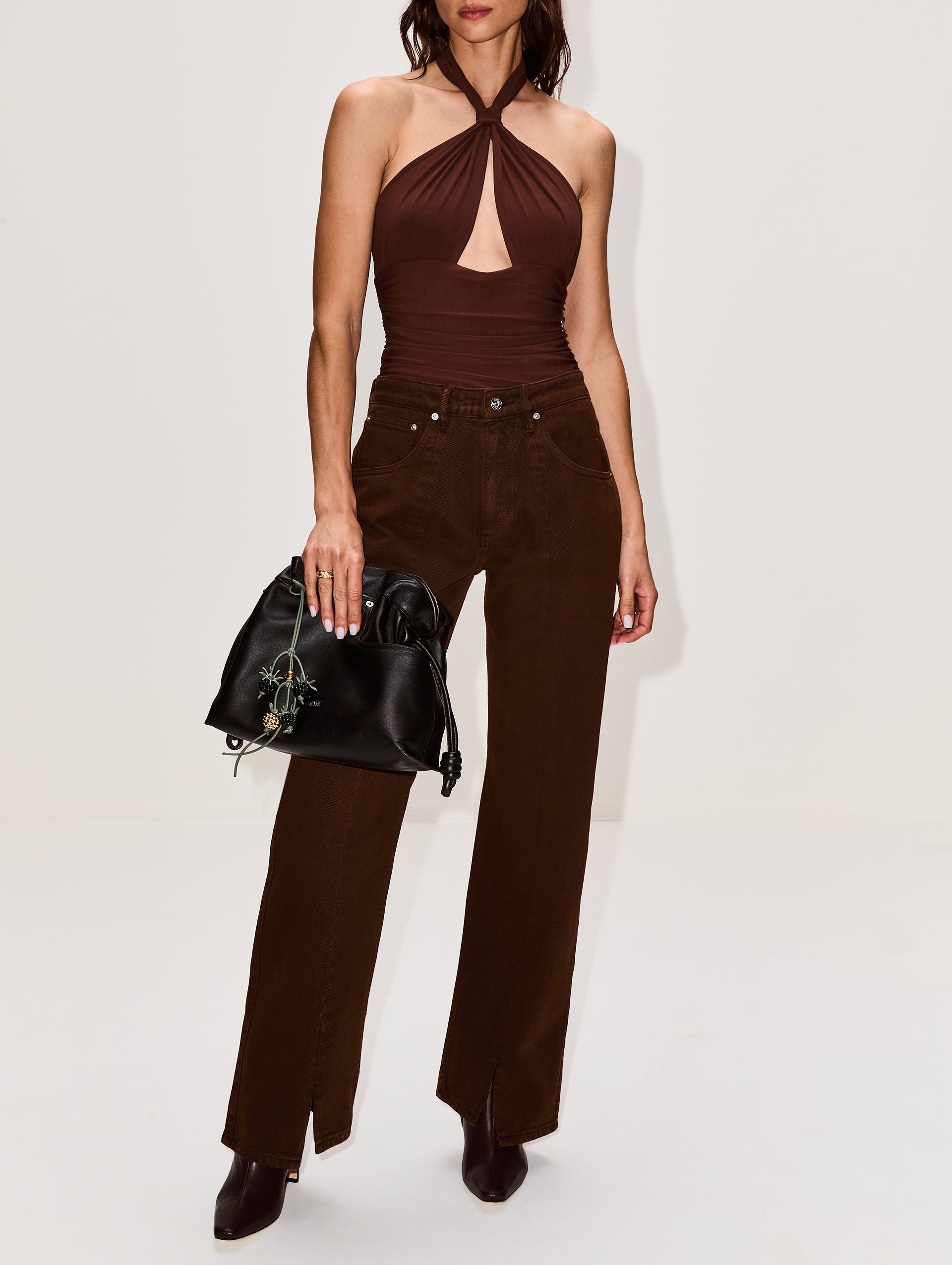 Piper Knotted Halter Top | MIMCHIK | elysewalker Piper Knotted Halter Top | MIMCHIK | elysewalker
