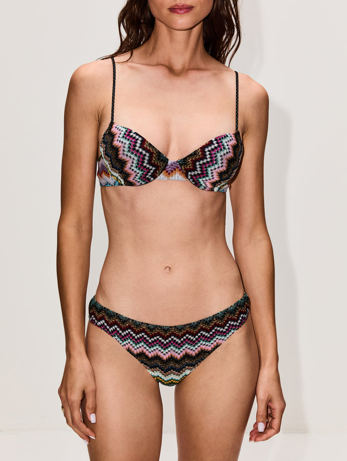 Chevron Bikini,MISSONI MARE,MULTICOLOURED,Image 1