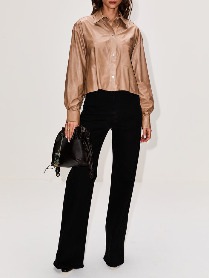 Little Big Joe Shirt,TWP,OLIVE GREY,Image 1