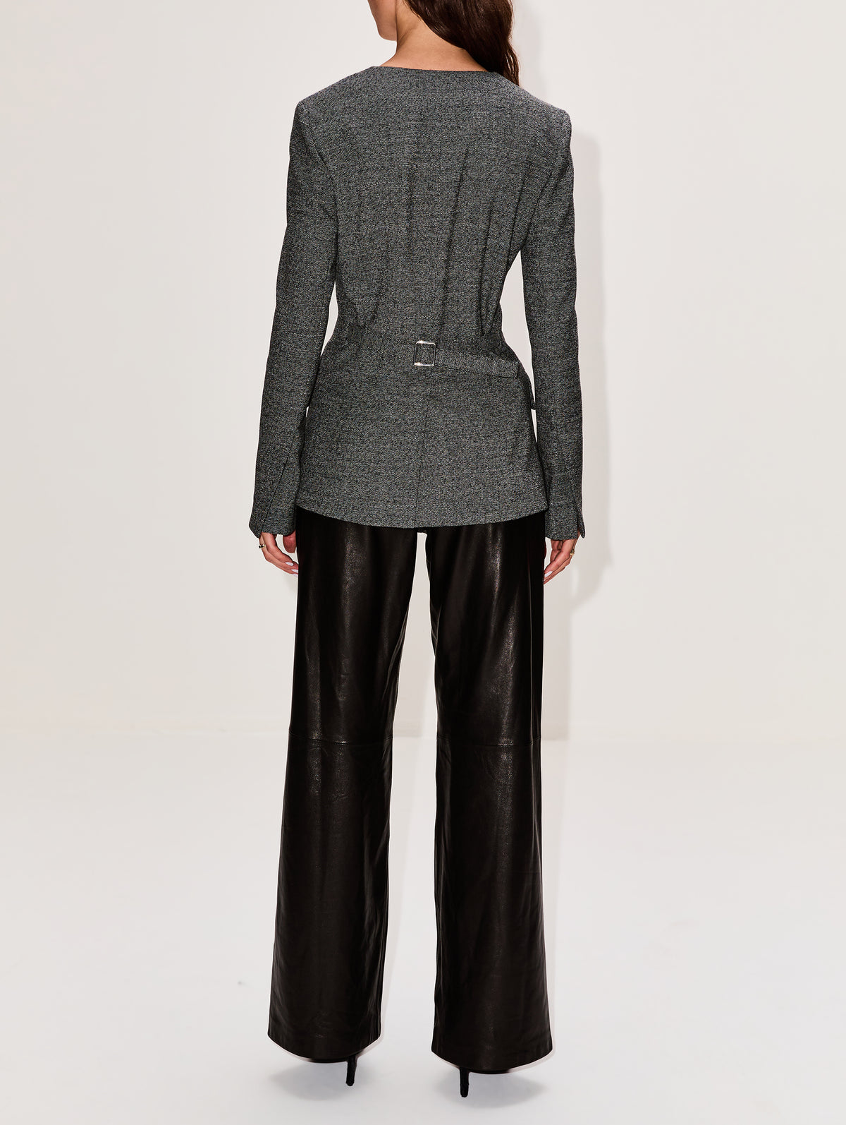 Annemarie Jacket,PROENZA SCHOULER,DARK GREY,Image 3