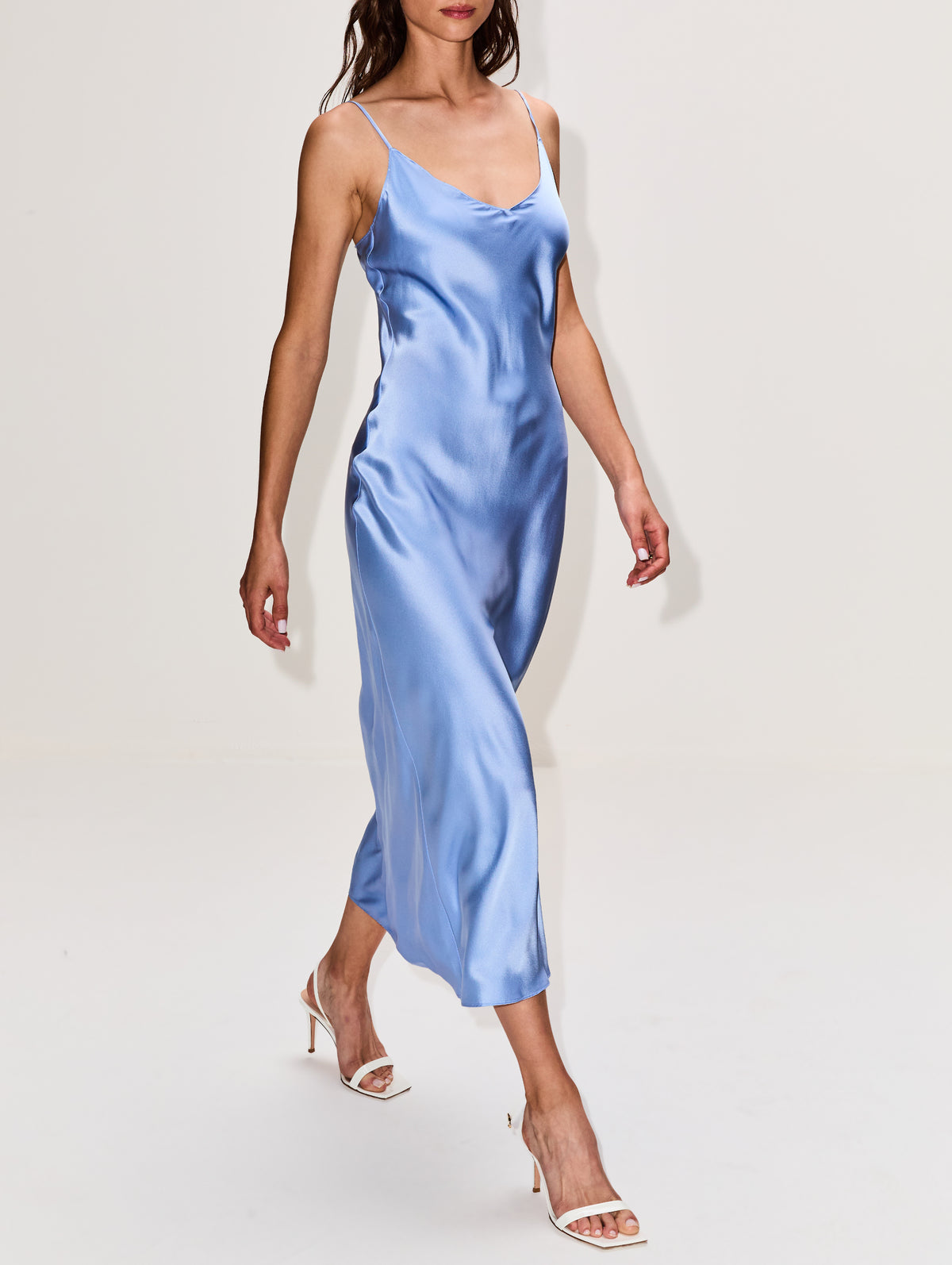 Taylor Bias Cut Dress,SABLYN,AZUREOUS,Image 3