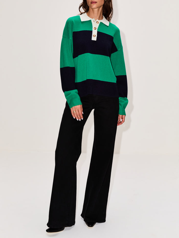 Braxton Sweater,XÍRENA,NAVY STRIPE,Image 1