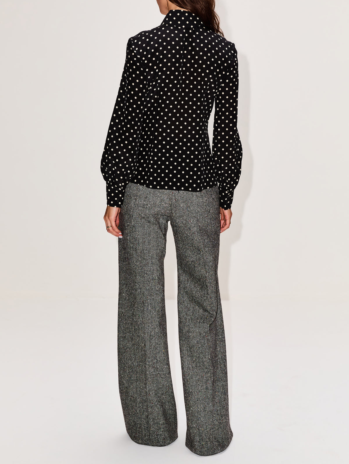 Button Up Blouse,VALENTINO GARAVANI,NERO,Image 3