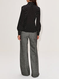 Button Up Blouse,VALENTINO GARAVANI,NERO,Image 3