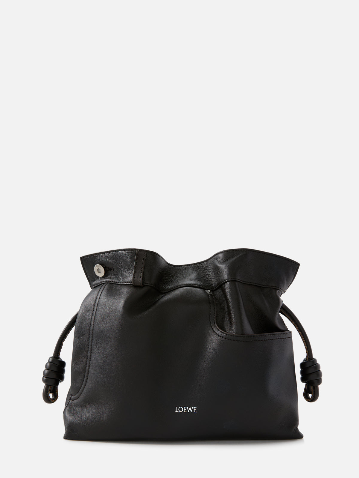 Medium Flamenco Clutch,LOEWE,VINTAGE BROWN,Image 1