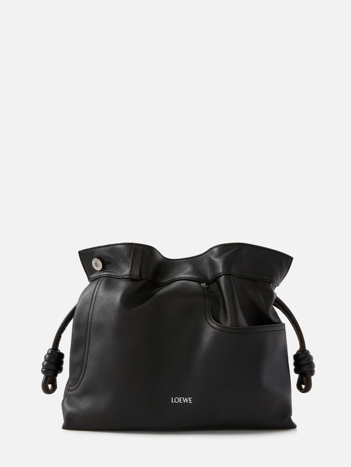 Medium Flamenco Clutch,LOEWE,VINTAGE BROWN,Image 1