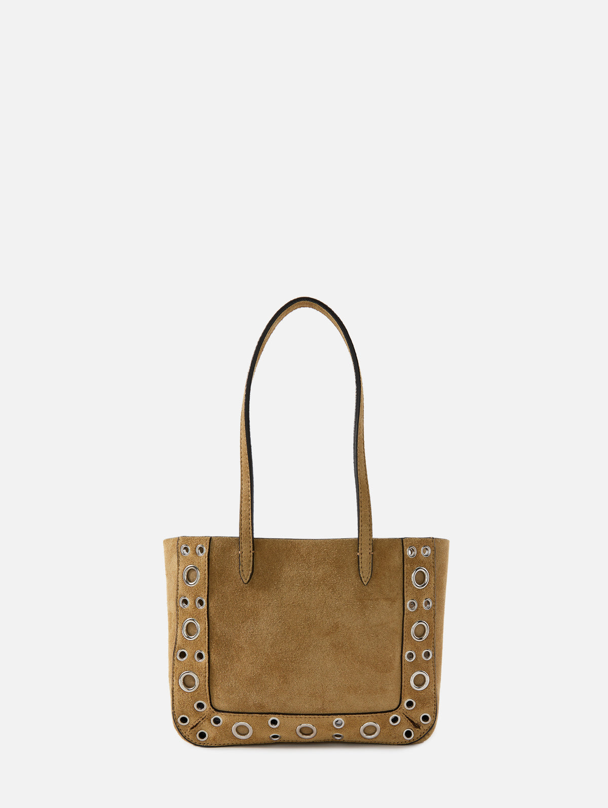 Nellcôte Mini Embellished Suede Tote,VALENTINO GARAVANI,CAMEL,Image 3
