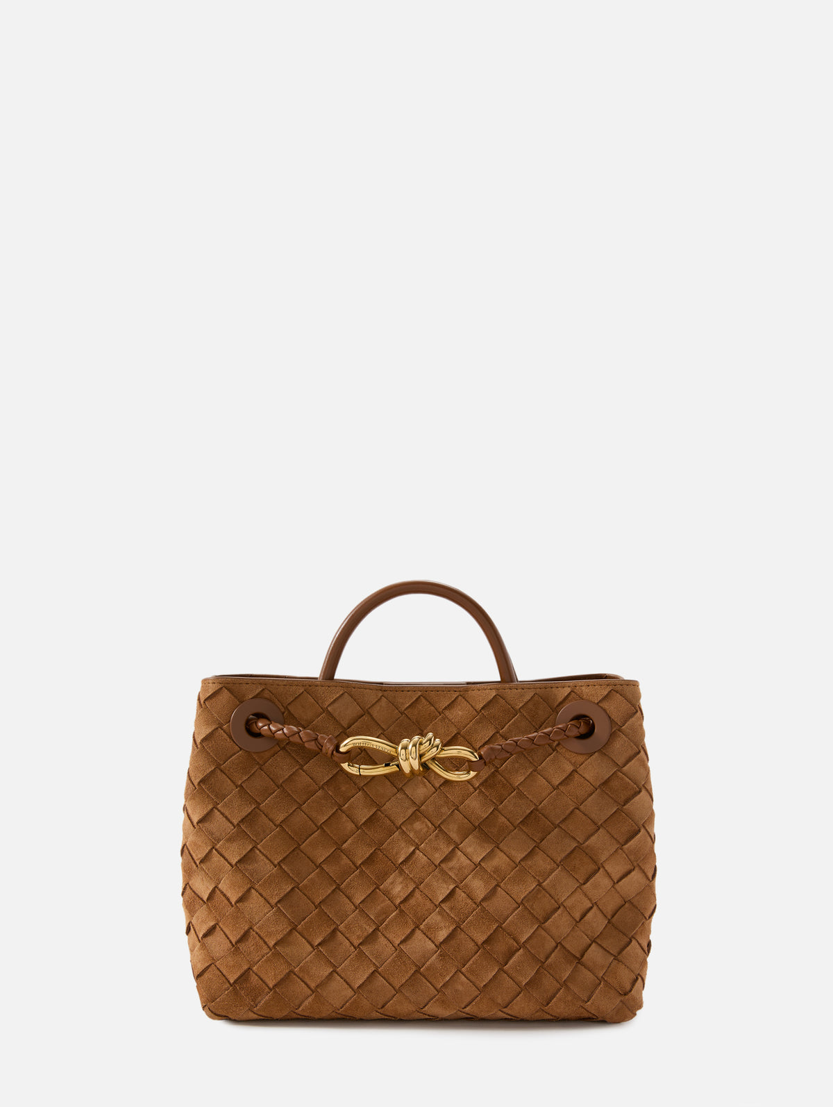 Small Andiamo Bag,BOTTEGA VENETA,AMBER,Image 1