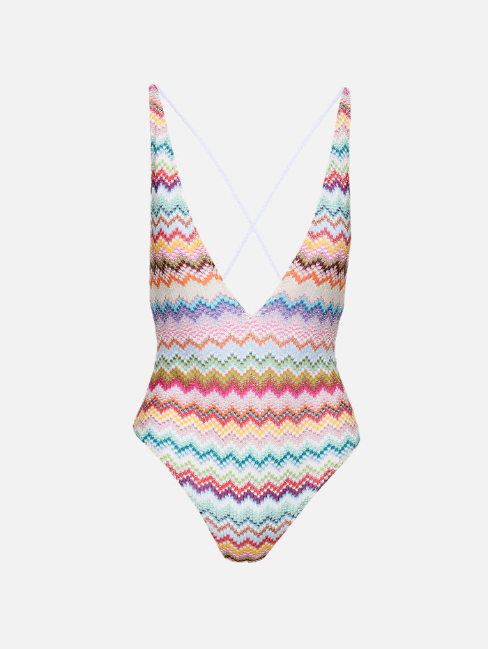 One Piece Swimsuit,MISSONI MARE,MULTICOLOURED,Image 1