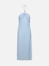 magda butrym swathed halter-neck mini dress Magda Butrym Halter neckline mini dress with unique drapings