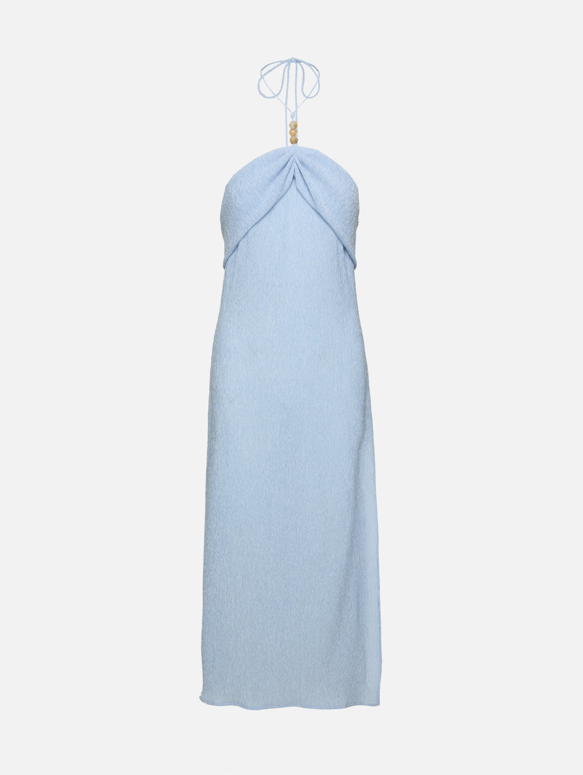 Halter Midi Dress,MAGDA BUTRYM,LIGHT BLUE,Image 2