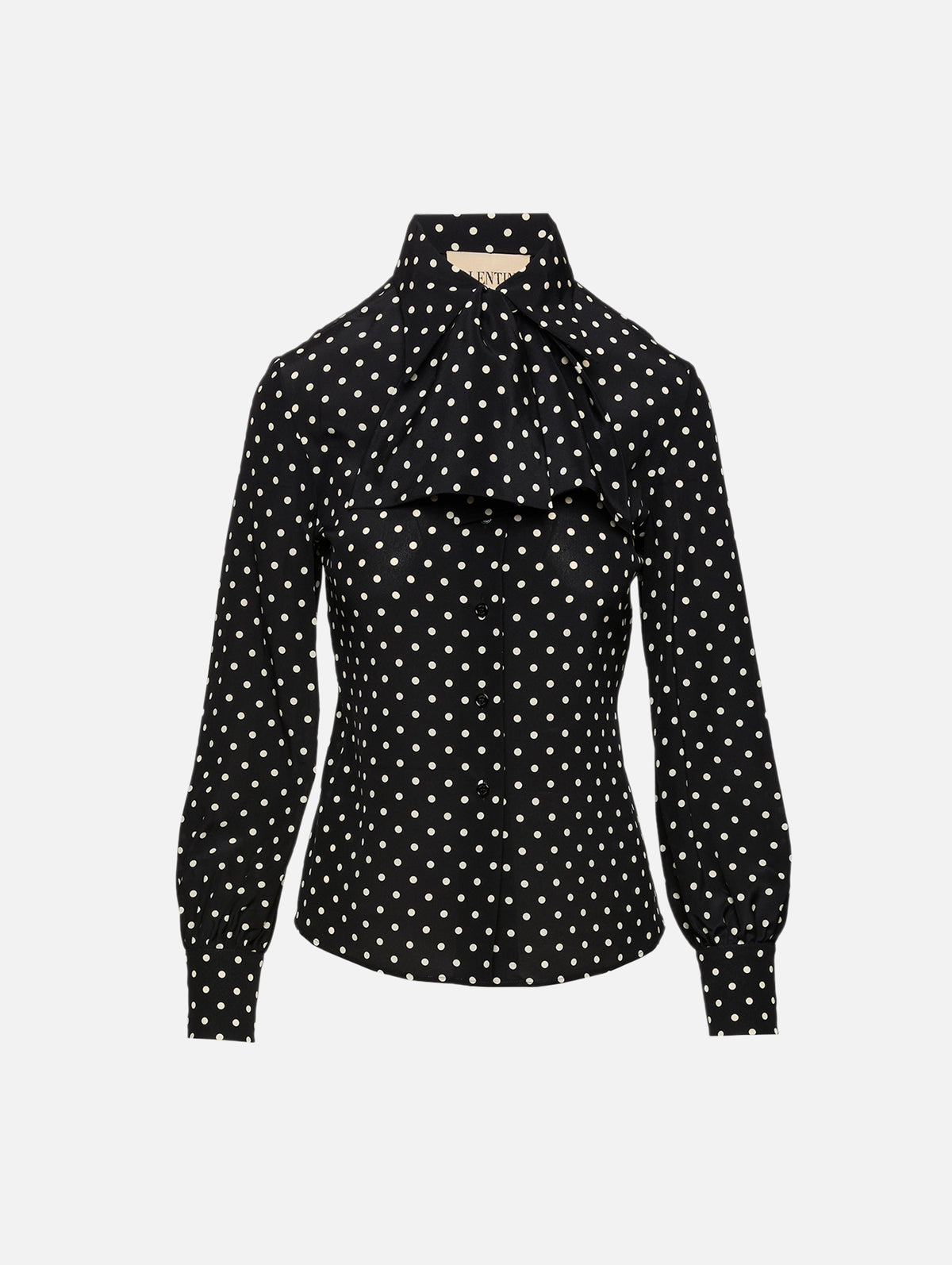 Button Up Blouse,VALENTINO GARAVANI,NERO,Image 1