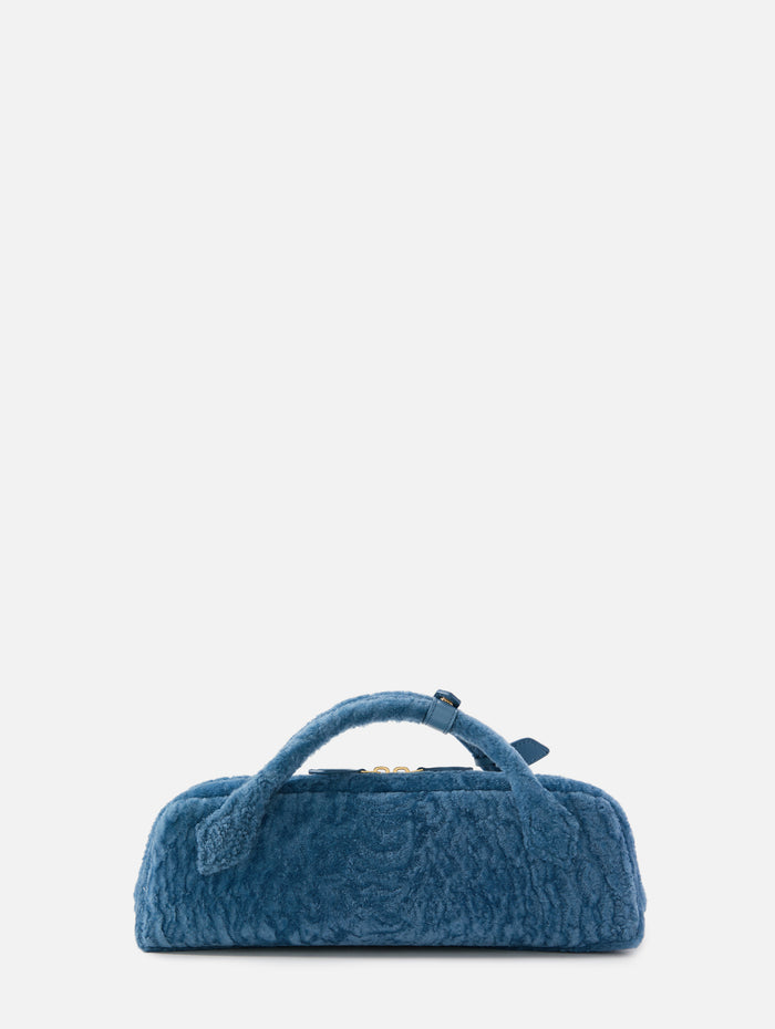 Le Teckel Clutch,ALAIA,VINTAGE BLUE,Image 1