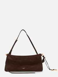 Le Click East West Medium Bag,ALAIA,BRUN FONCE,Image 1