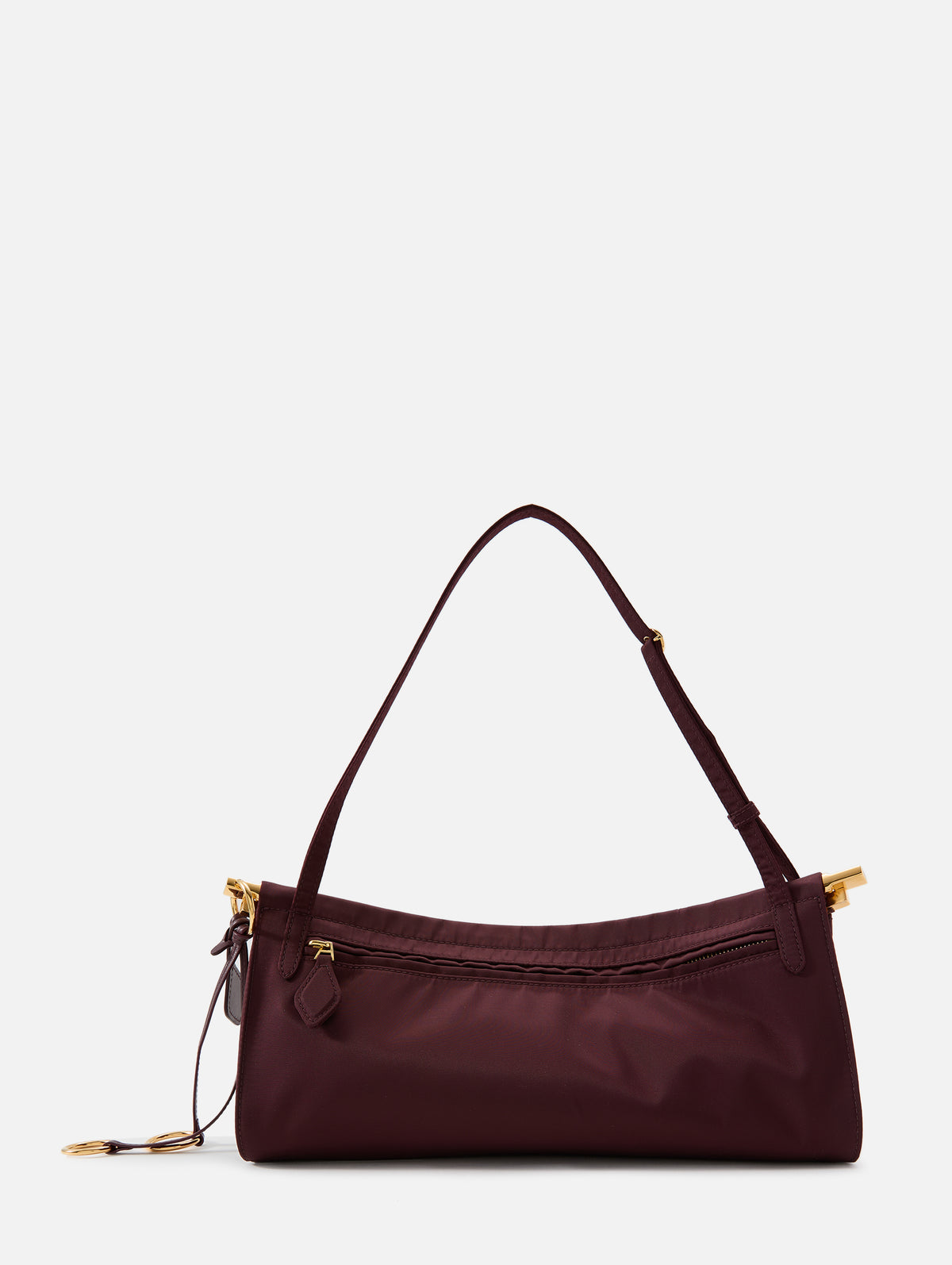 Le Click East West Medium Bag,ALAIA,ROUGE GRENAT,Image 2
