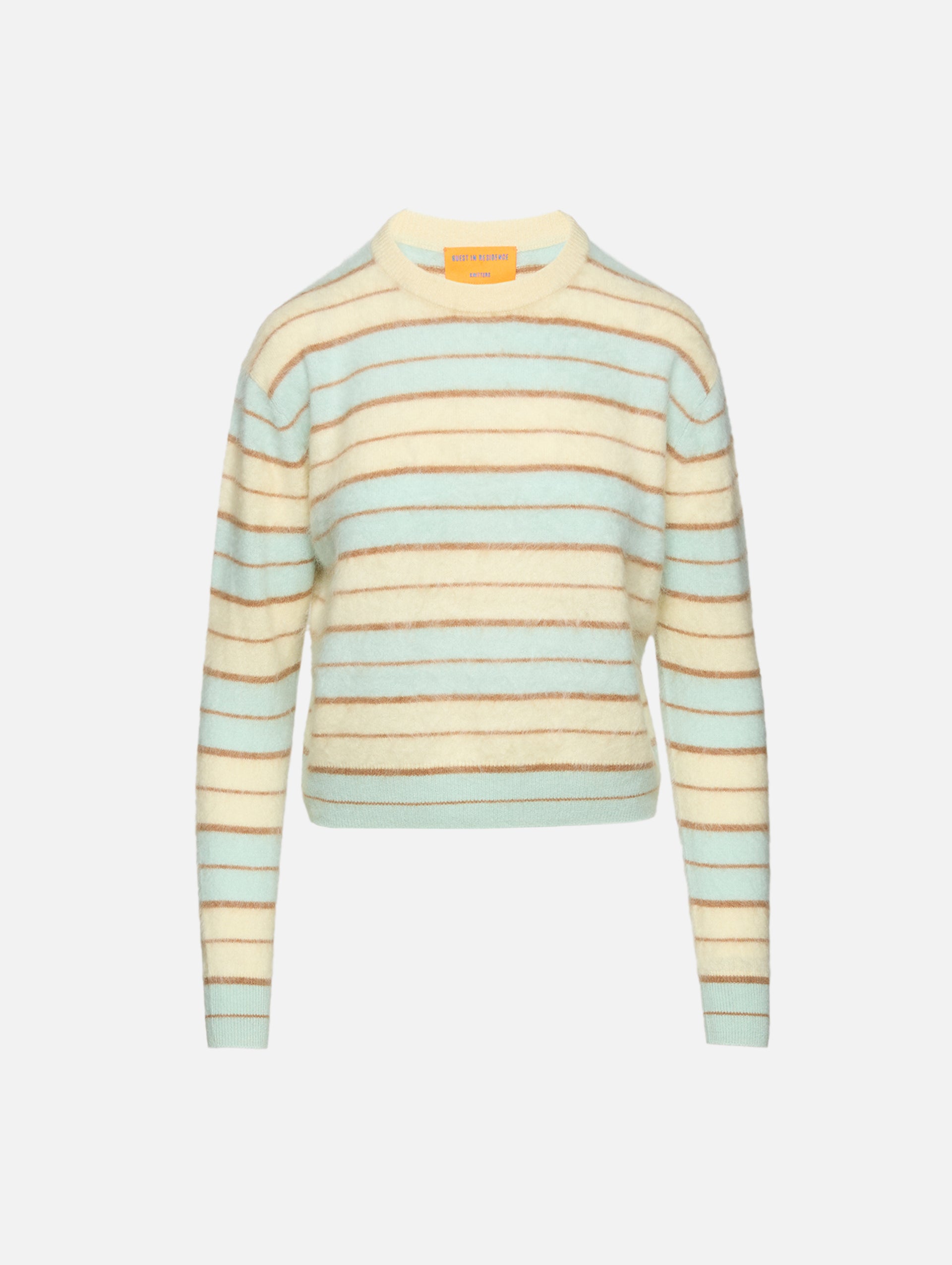 Grizzly Stripe Crew Sweater | GUEST IN RESIDENCE | elysewalker