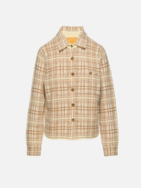 Dylan Plaid Shirt,GUEST IN RESIDENCE,MIST COMBO,Image 1