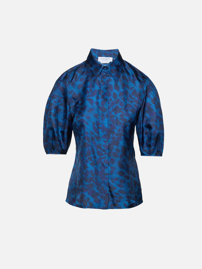 Sansi Top,GABRIELA HEARST,ELECTRIC BLUE,Image 1