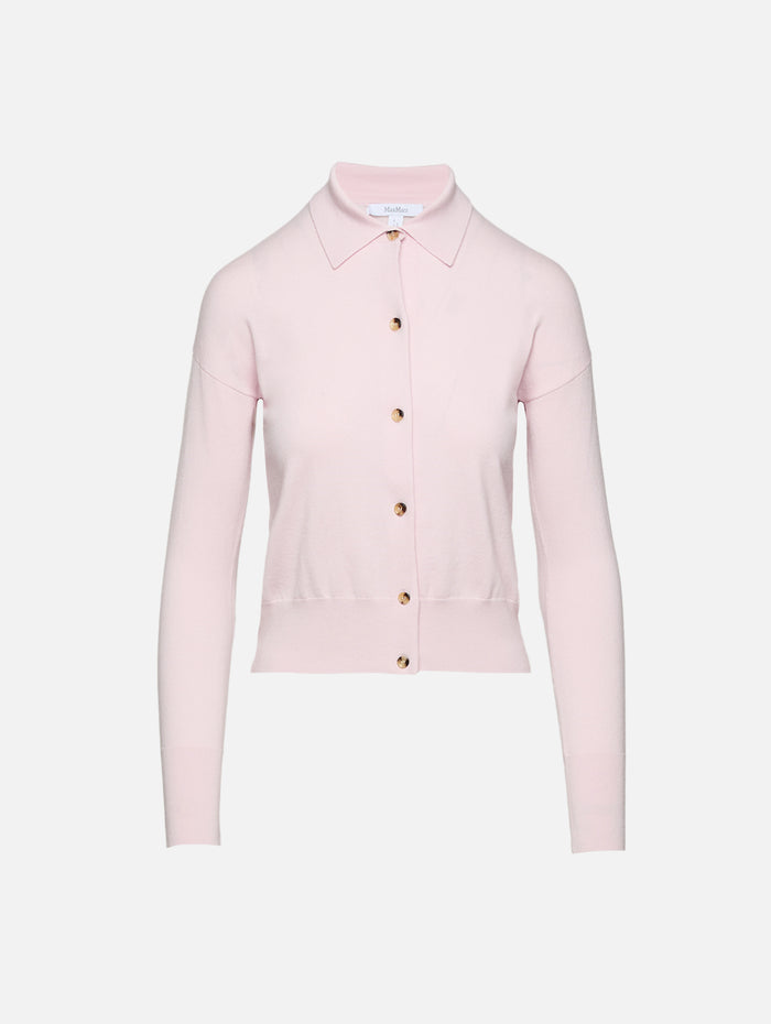 Cardigan,MAX MARA,PINK,Image 1