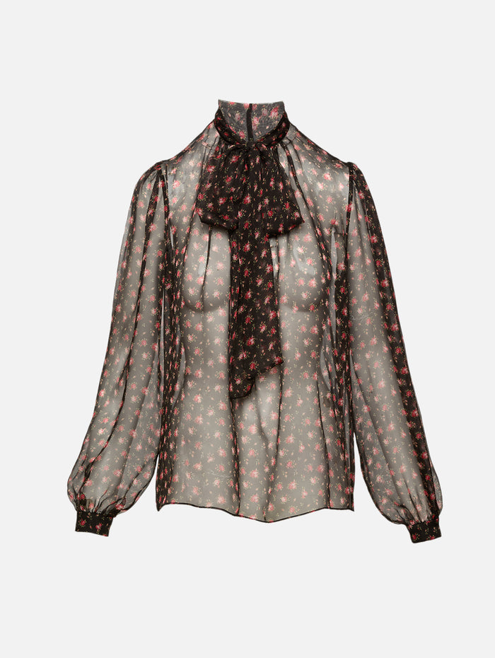 Chiffon Blouse,DOLCE & GABBANA,ROSELLINE,Image 1