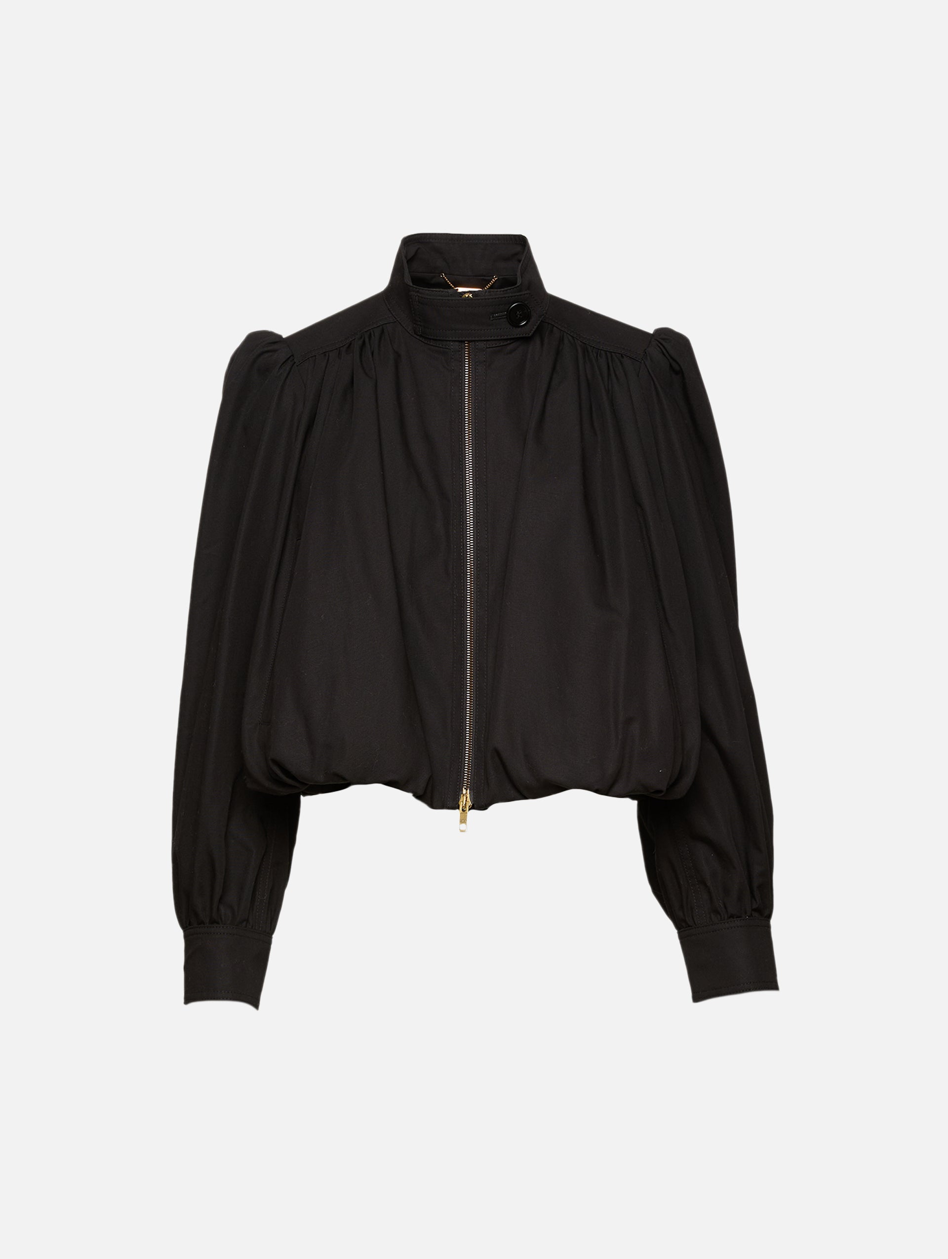 Mock Neck Zip Up Jacket | CHLOÉ | elysewalker